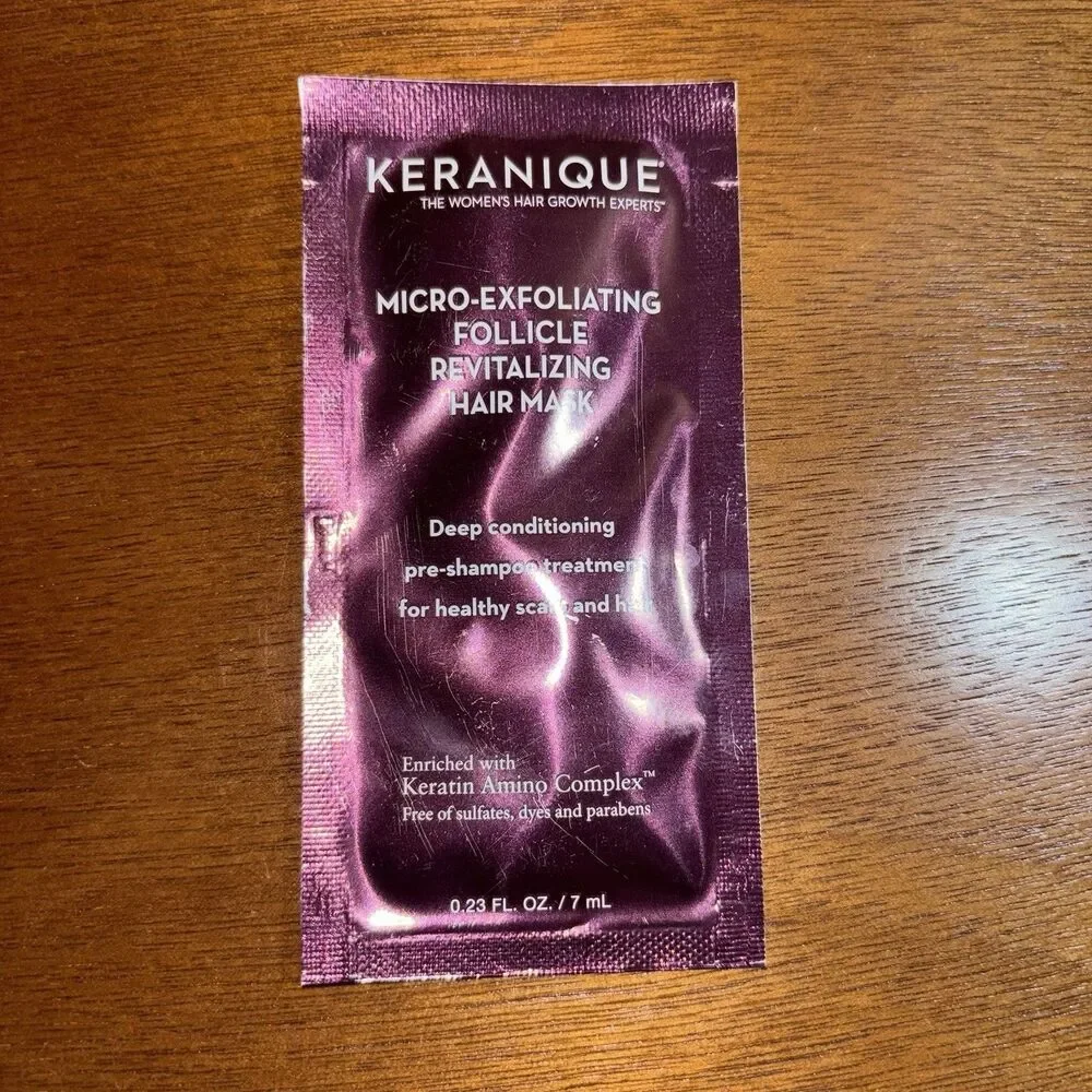 Keranique 7-Day Jump Start Infusion Treatment, Split End Treatment, Mask New Lot